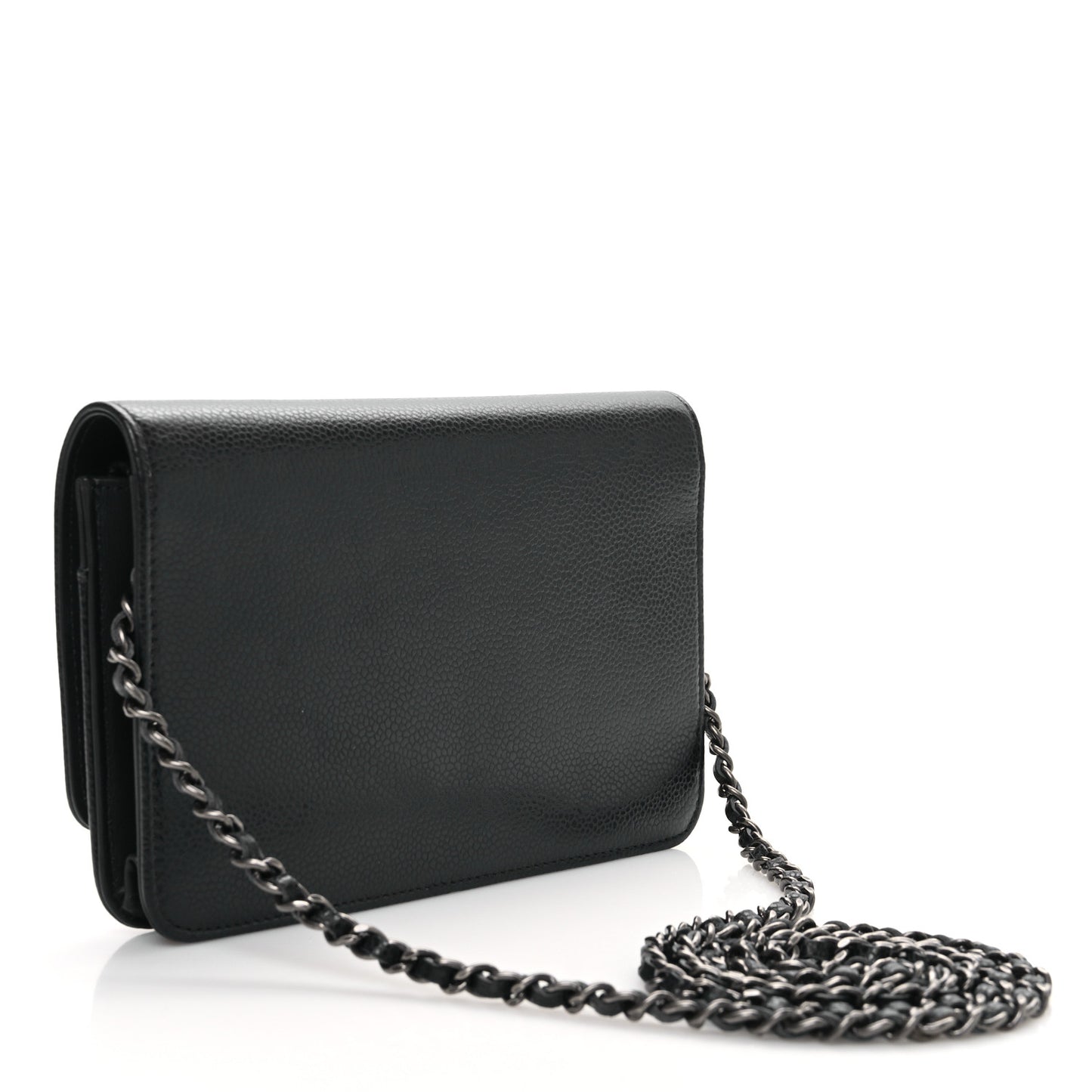 Caviar Timeless CC Wallet on Chain WOC Navy Blue