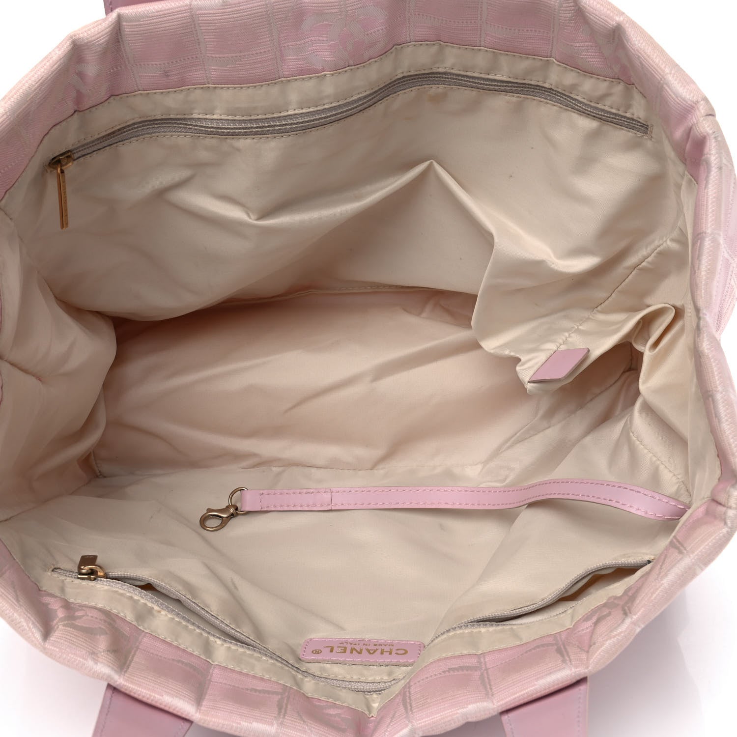 Chanel Nylon Medium Travel Tote Pink 4 of 13