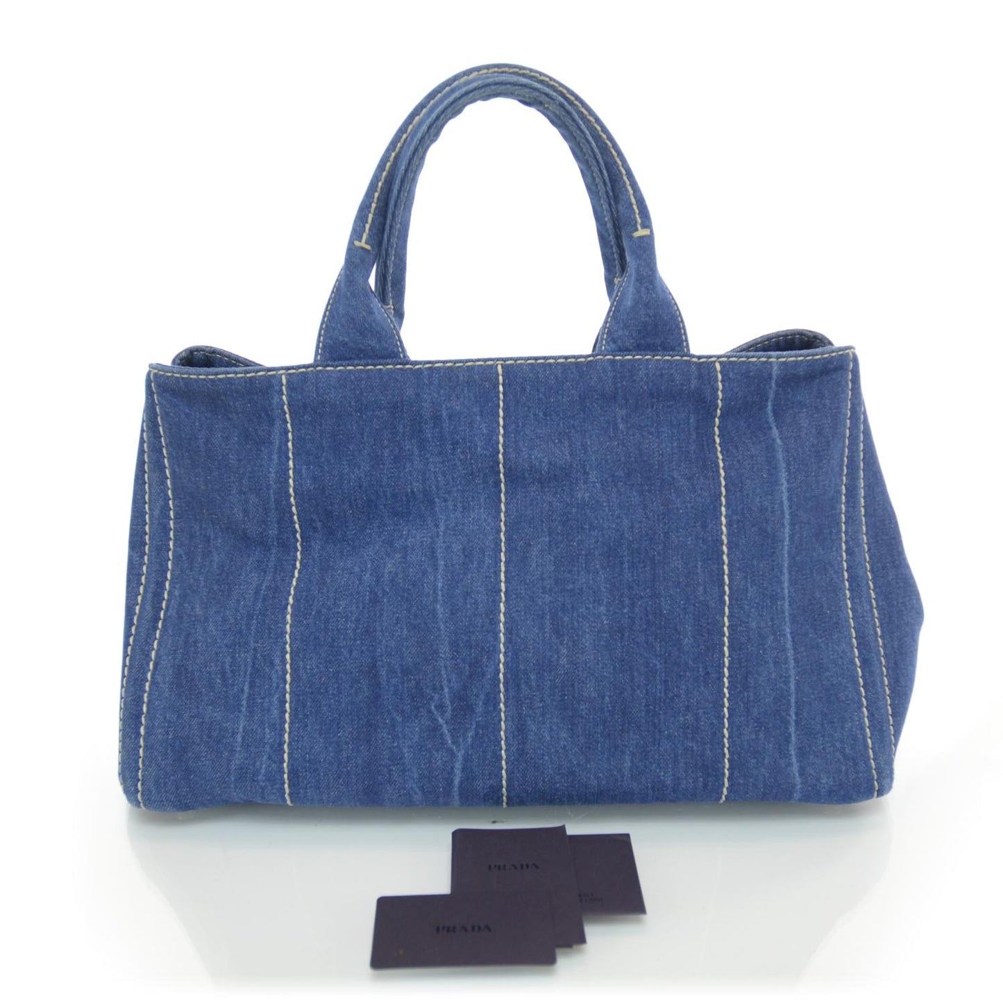 Denim Logo Tote