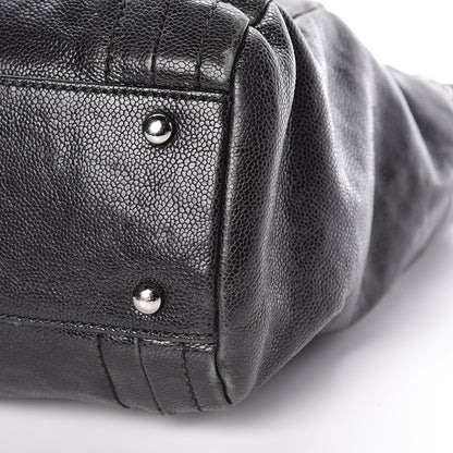 Chanel Glazed Caviar Modern Chain Tote Black 16 of 18