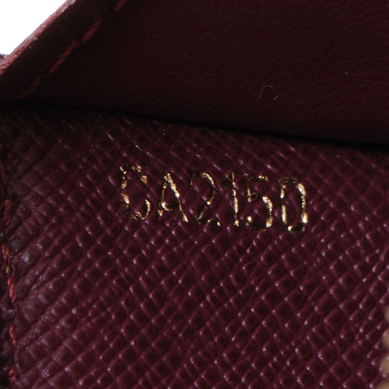 Damier Ebene Scribe Affiche Key Pouch