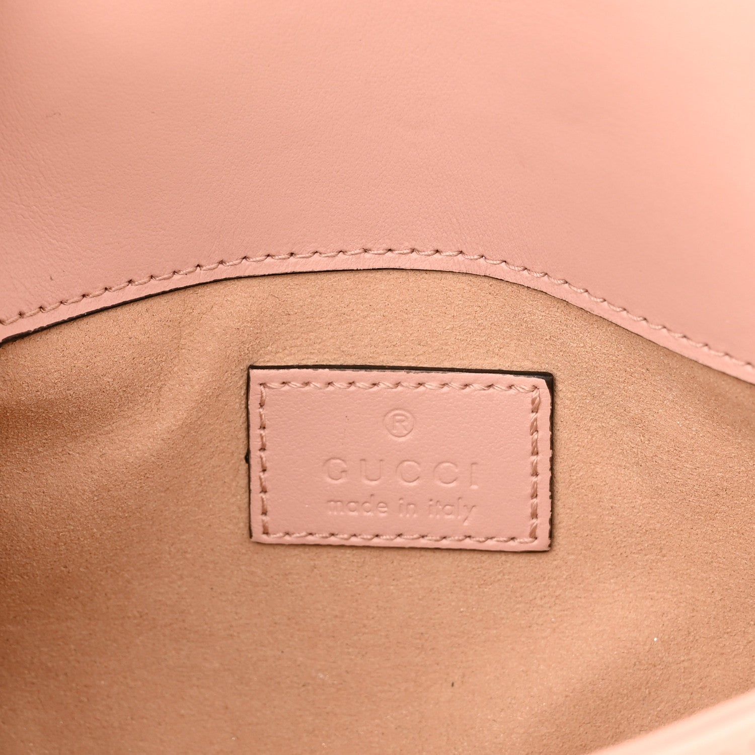 Gucci Calfskin Matelasse Monochrome GG Marmont Chain Belt Bag Perfect Pink 6 of 10