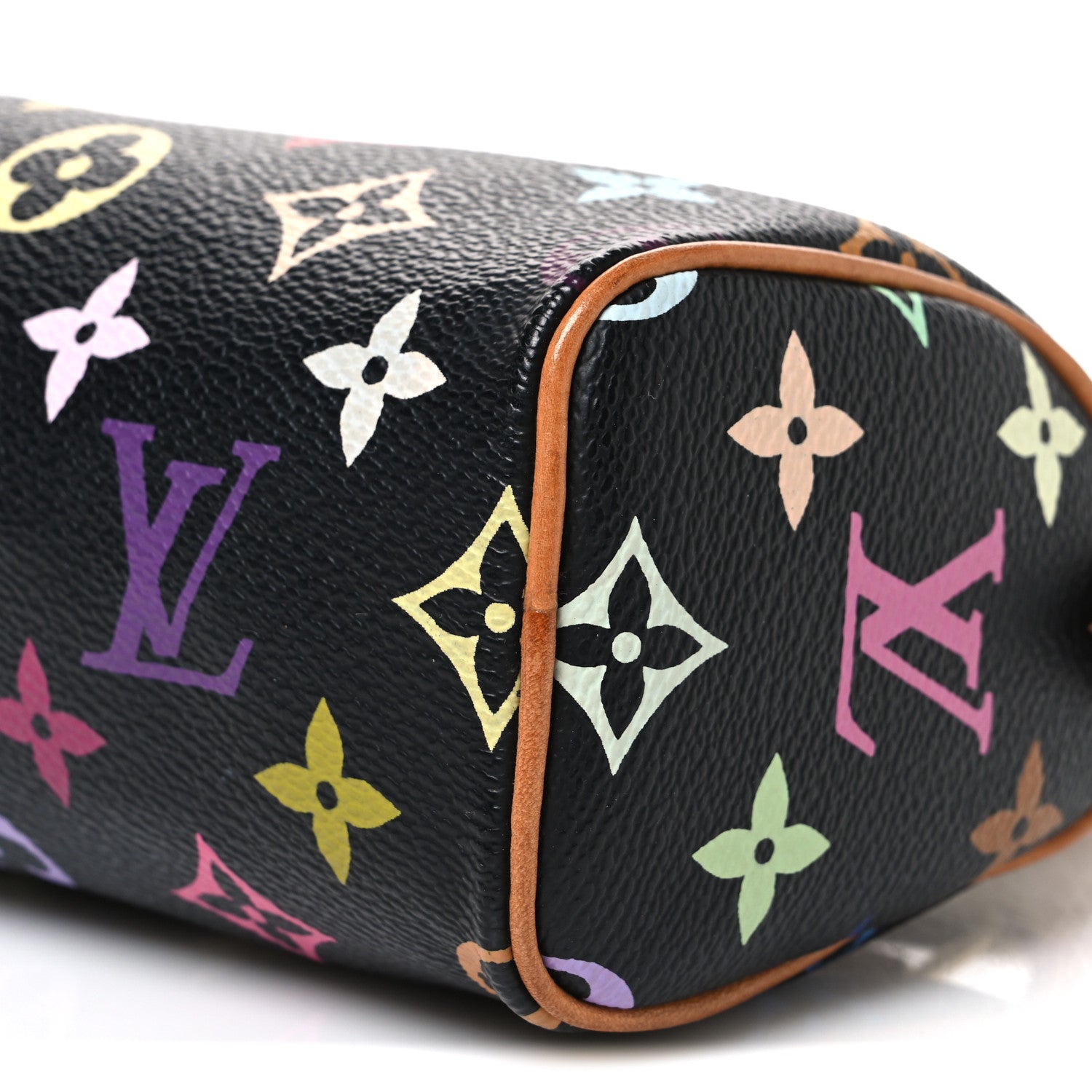 Louis Vuitton Monogram Multicolor Mini Sac HL Speedy Black 9 of 9