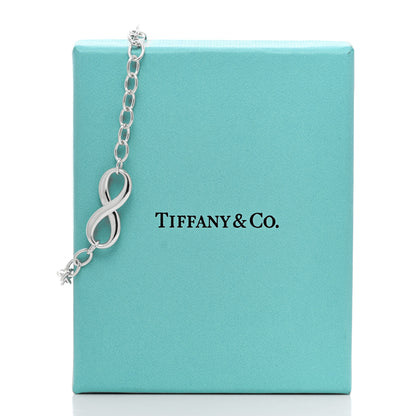 Tiffany Sterling Silver Infinity Chain Bracelet 5 of 5