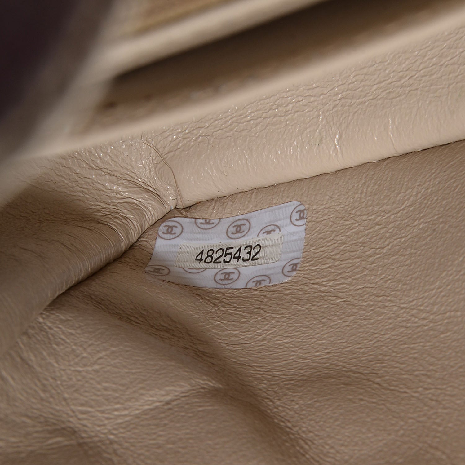 Chanel Canvas Bekko Resin Small Single Flap Beige 8 of 9