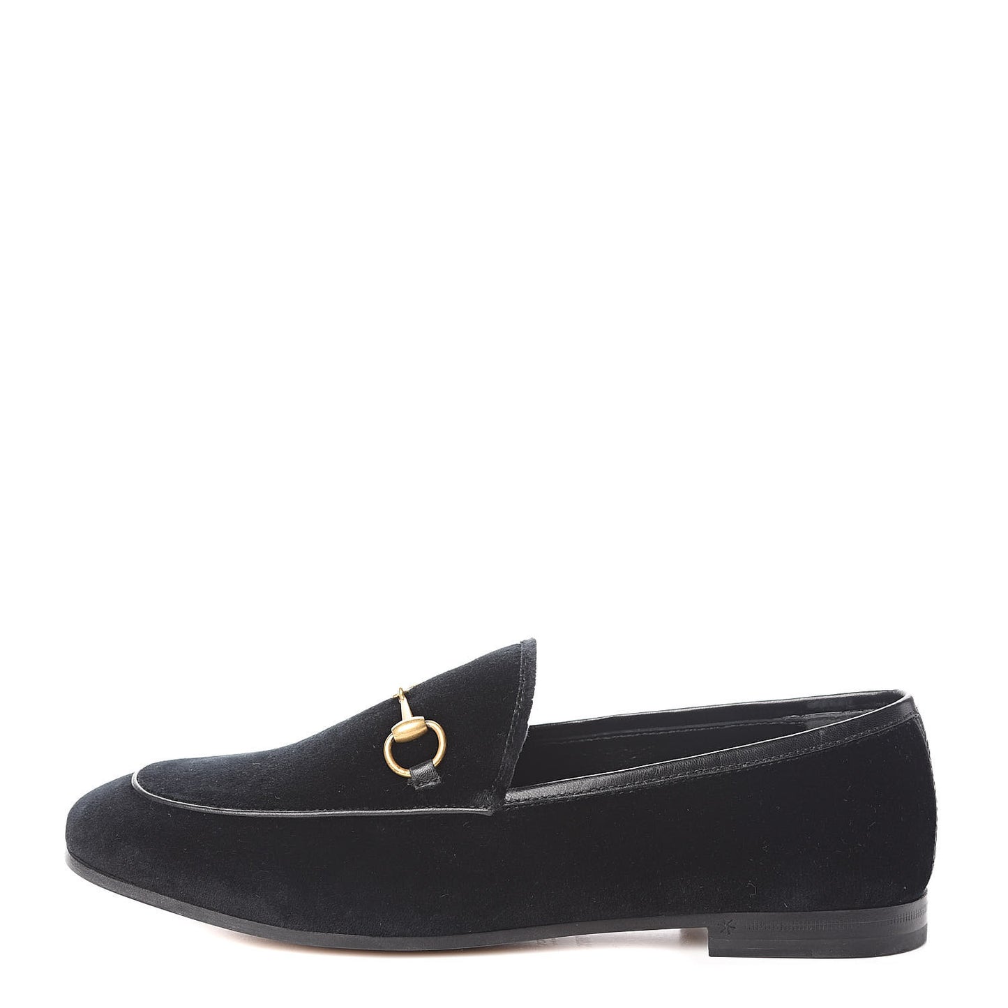 Velvet Horsebit Womens Jordaan Loafers 38.5 Black
