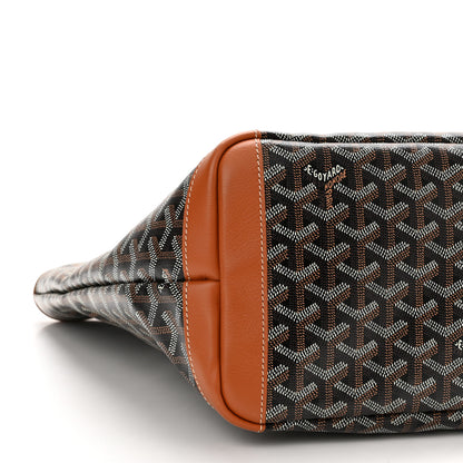 Goyard Goyardine Artois MM Black Gold 9 of 10