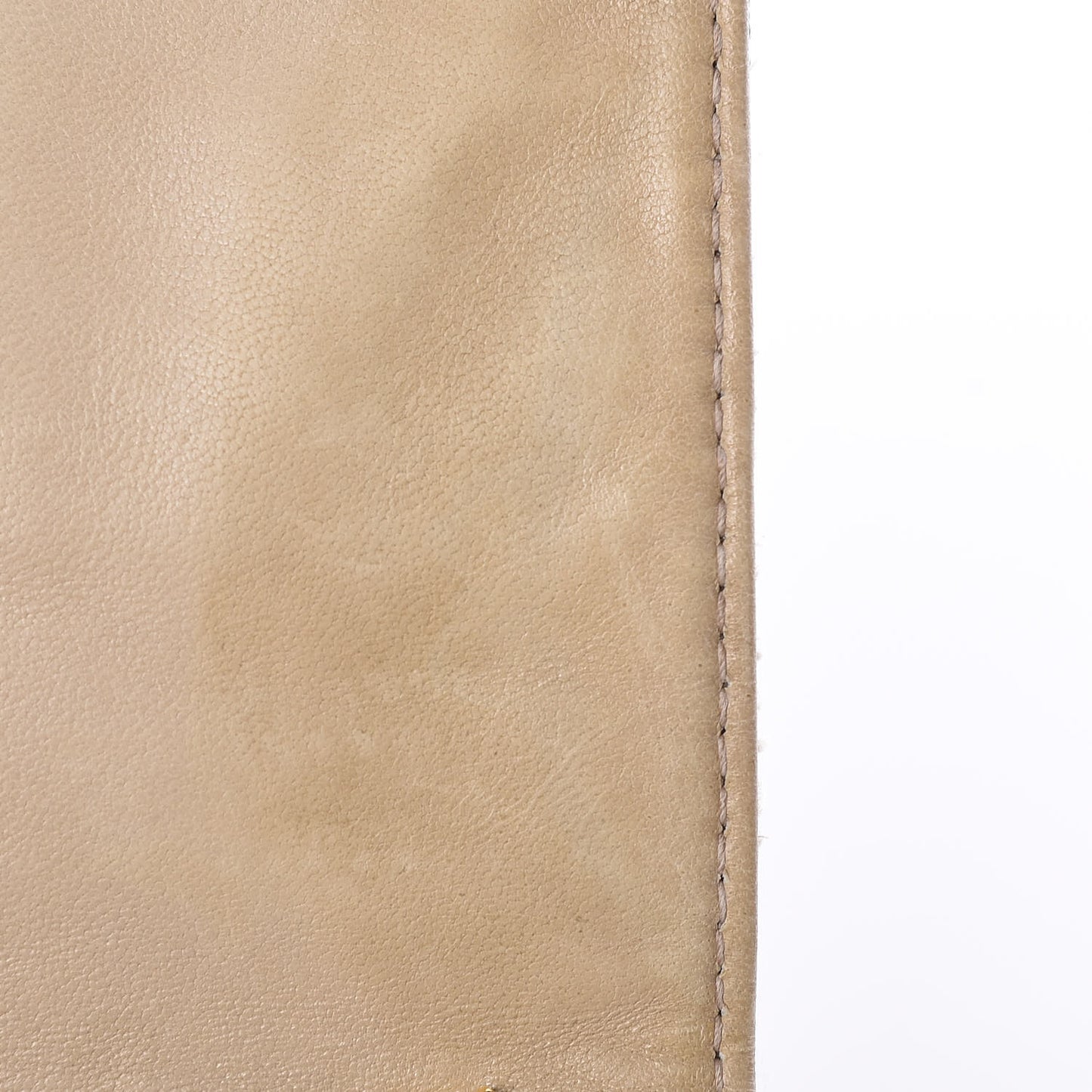 Linen Timeless CC Wallet on Chain WOC Beige