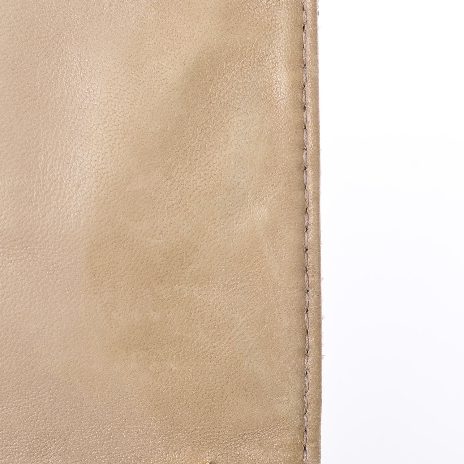 Chanel Linen Timeless CC Wallet on Chain WOC Beige 8 of 10