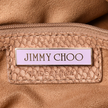 Jimmy Choo Snakeskin Embossed Calfskin Rahmyn Beige 7 of 10