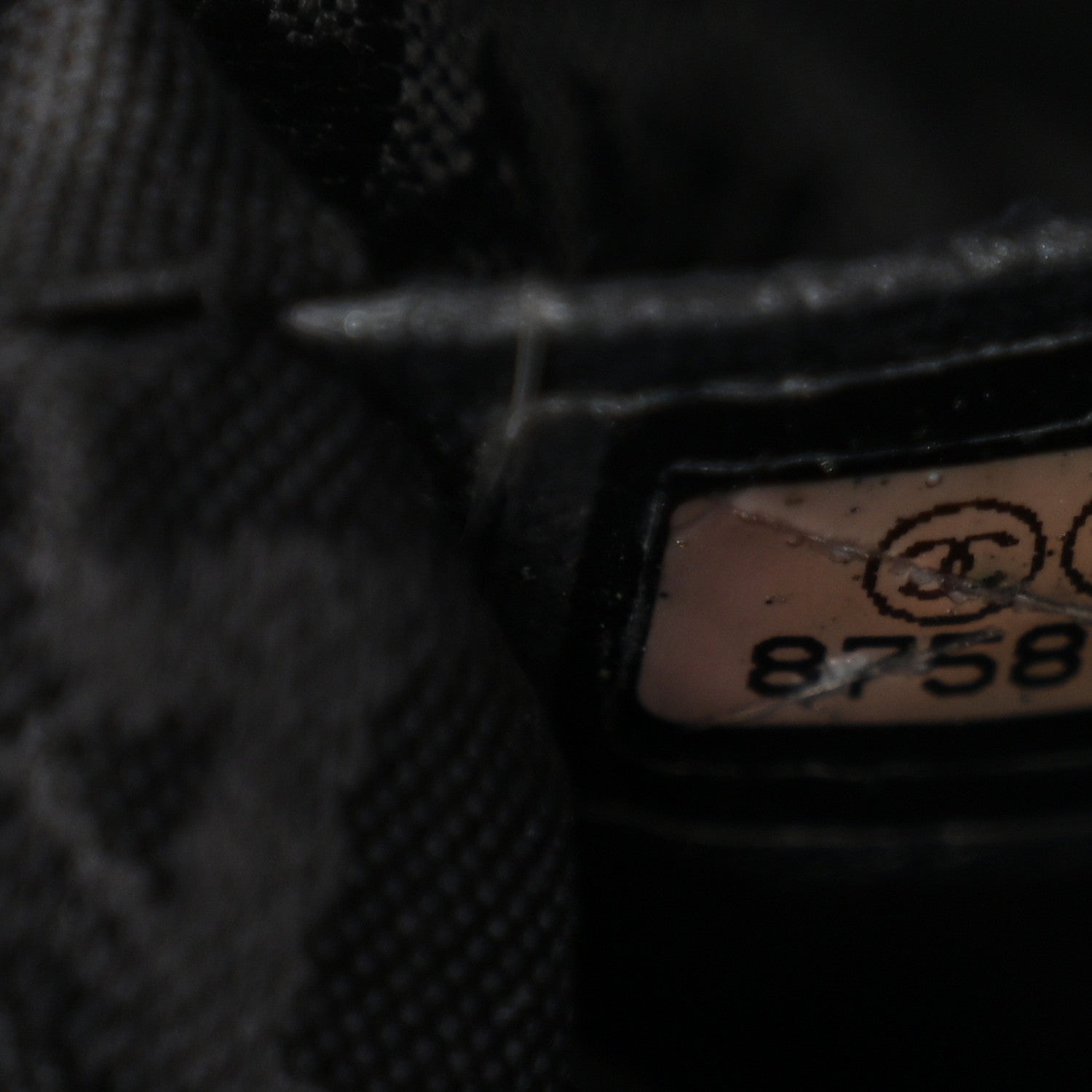 Chanel Lambskin Lax Pochette Black 7 of 10