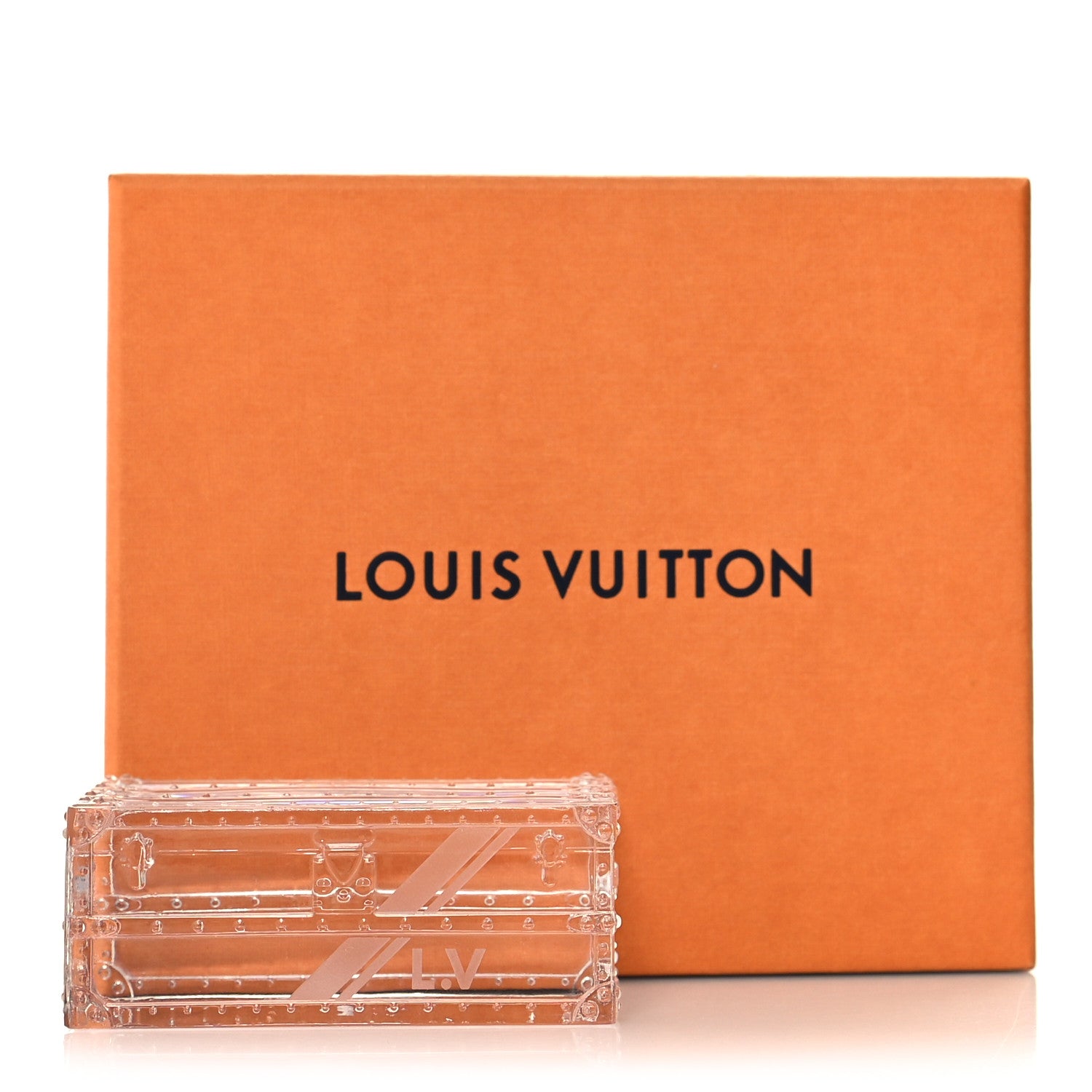 Louis Vuitton Crystal Trunk Paperweight 7 of 7
