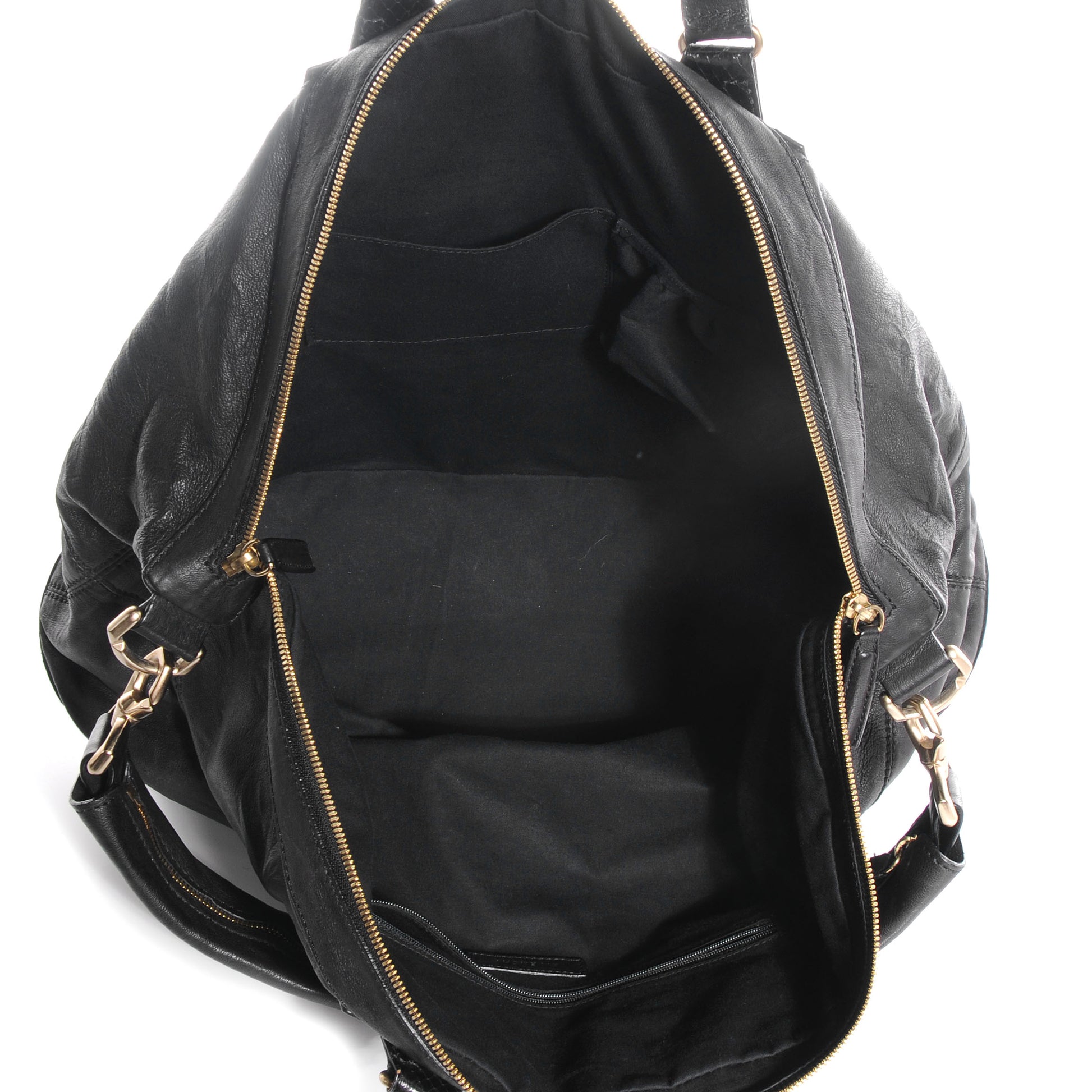 Givenchy Calfskin Python Trim Large Nightingale Black 5 of 8