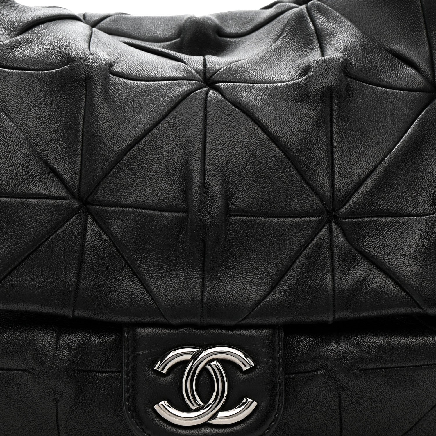 Chanel Lambskin Quilted Soft Squares Origami Flap Black 8 of 12