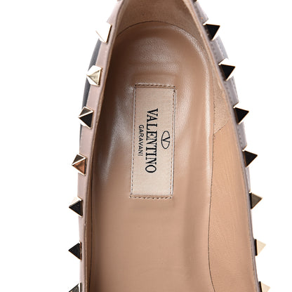 Valentino Garavani Calfskin Rockstud 85mm Pumps 37.5 Black Poudre 8 of 10