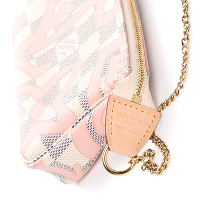 Louis Vuitton Damier Azur Tahitienne Mini Pochette Accessories 6 of 8