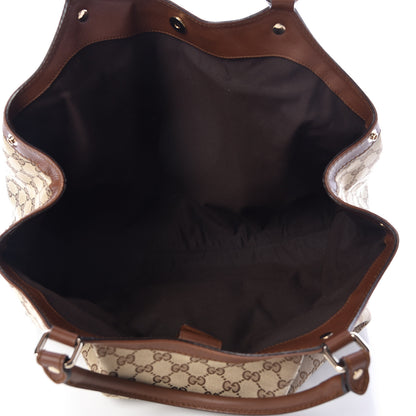 Gucci Monogram Large Sukey Tote Brown 5 of 11