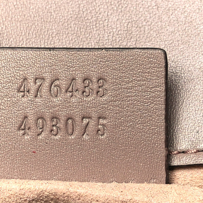 Gucci Calfskin Matelasse Super Mini GG Marmont Shoulder Bag Porcelain Rose 7 of 10