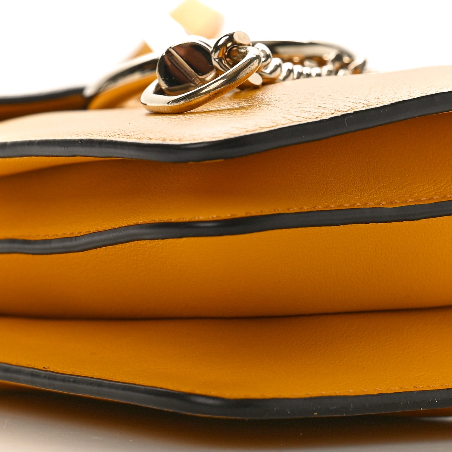 Chloe Suede Calfskin Mini Faye Bracelet Bag Sunflower 10 of 14