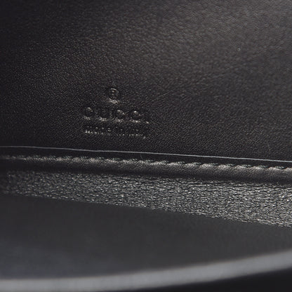 Gucci Guccissima Sukey Zip Around Wallet Black 6 of 11