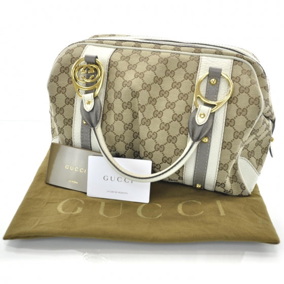 Gucci Monogram Interlocking Medium Boston 9 of 9
