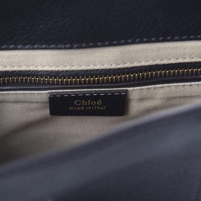 Chloe Suede Calfskin Small Faye Backpack Black 7 of 8