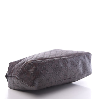 Gucci Guccissima Medium Horsebit Chain Hobo Dark Brown 4 of 10