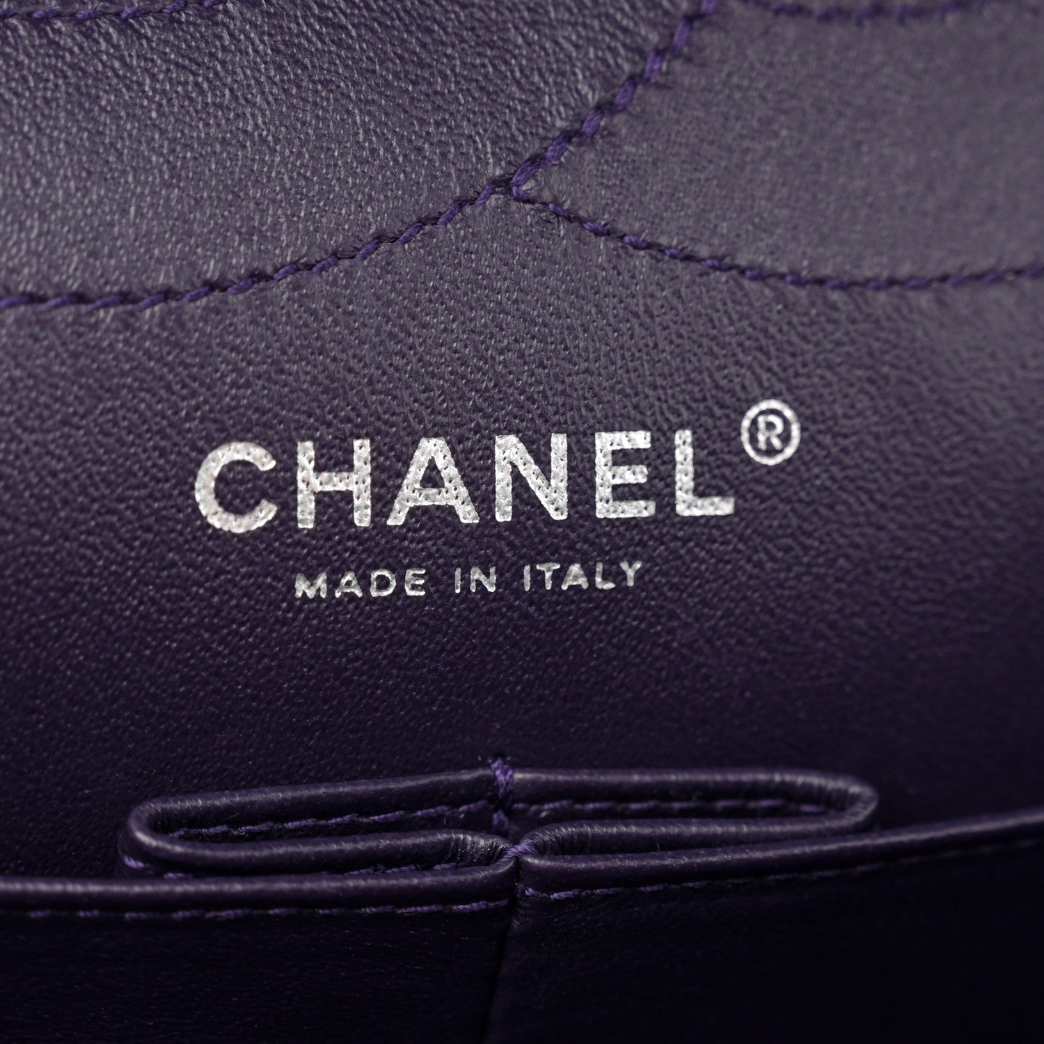 Chanel Distressed Patent 2.55 Reissue Flap 227 Prune 6 of 12