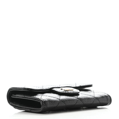Chanel Caviar Quilted Flap Card Holder Wallet Black 4 of 8