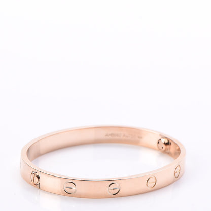 Cartier 18K Pink Gold LOVE Bracelet 16 3 of 10