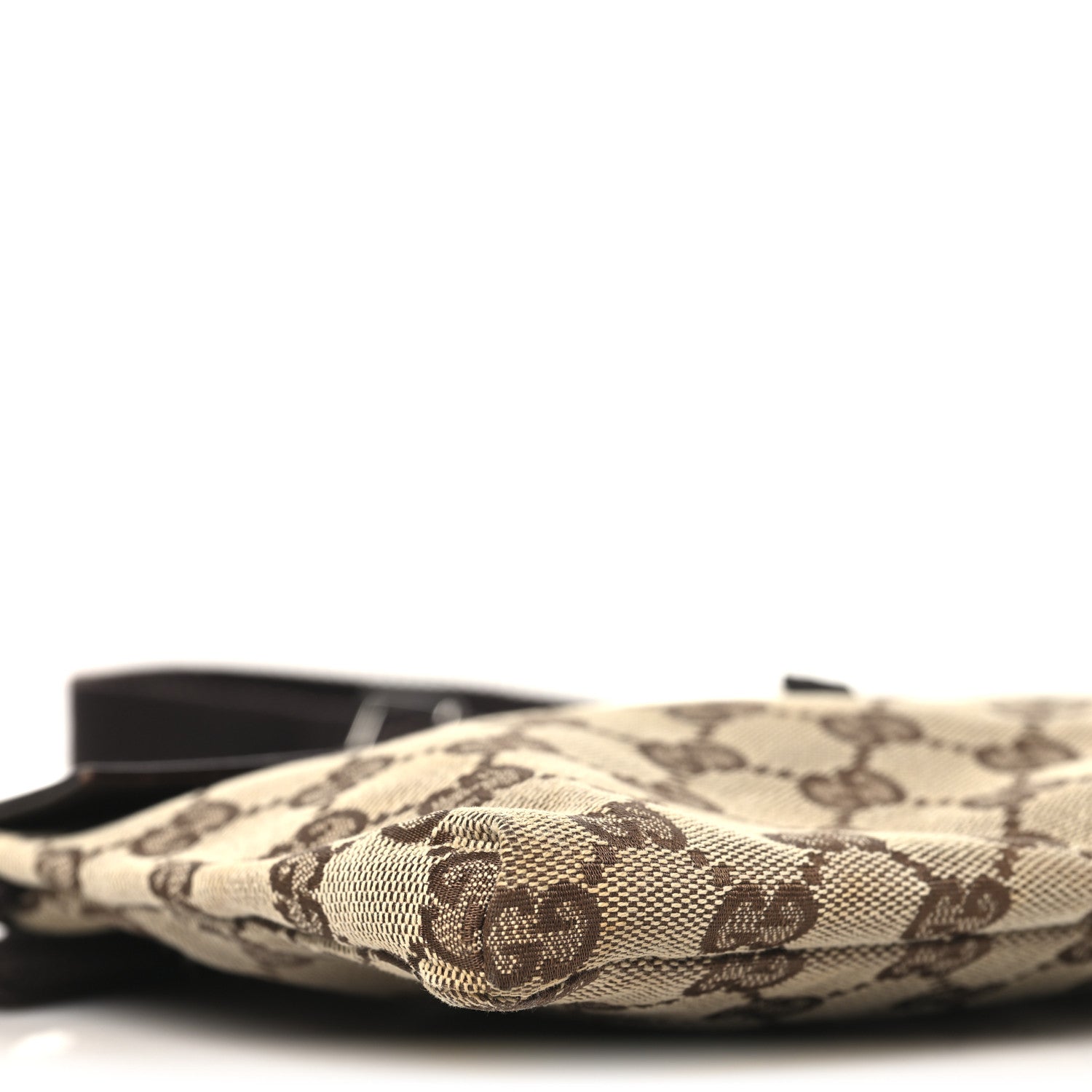 Gucci GG Monogram Double Pocket Belt Bag Dark Brown 9 of 11