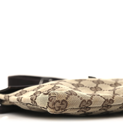 Gucci GG Monogram Double Pocket Belt Bag Dark Brown 9 of 11