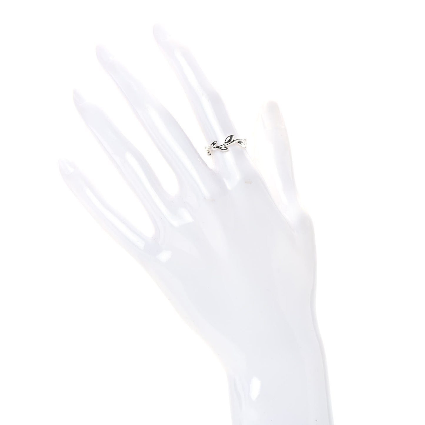 Sterling Silver Paloma Picasso Narrow Olive Leaf Band Ring 49 5