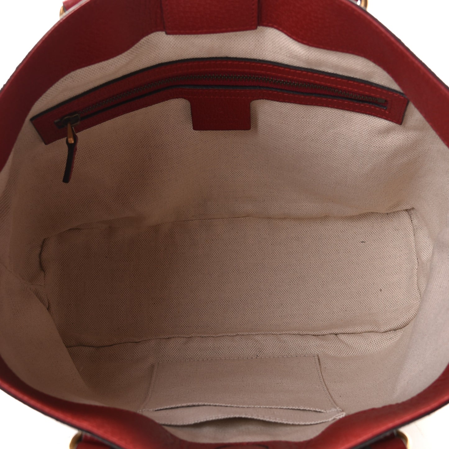 Soft GG Supreme Monogram Web Bosco Patch Small Crossbody Tote Beige Malva Hibiscus Red