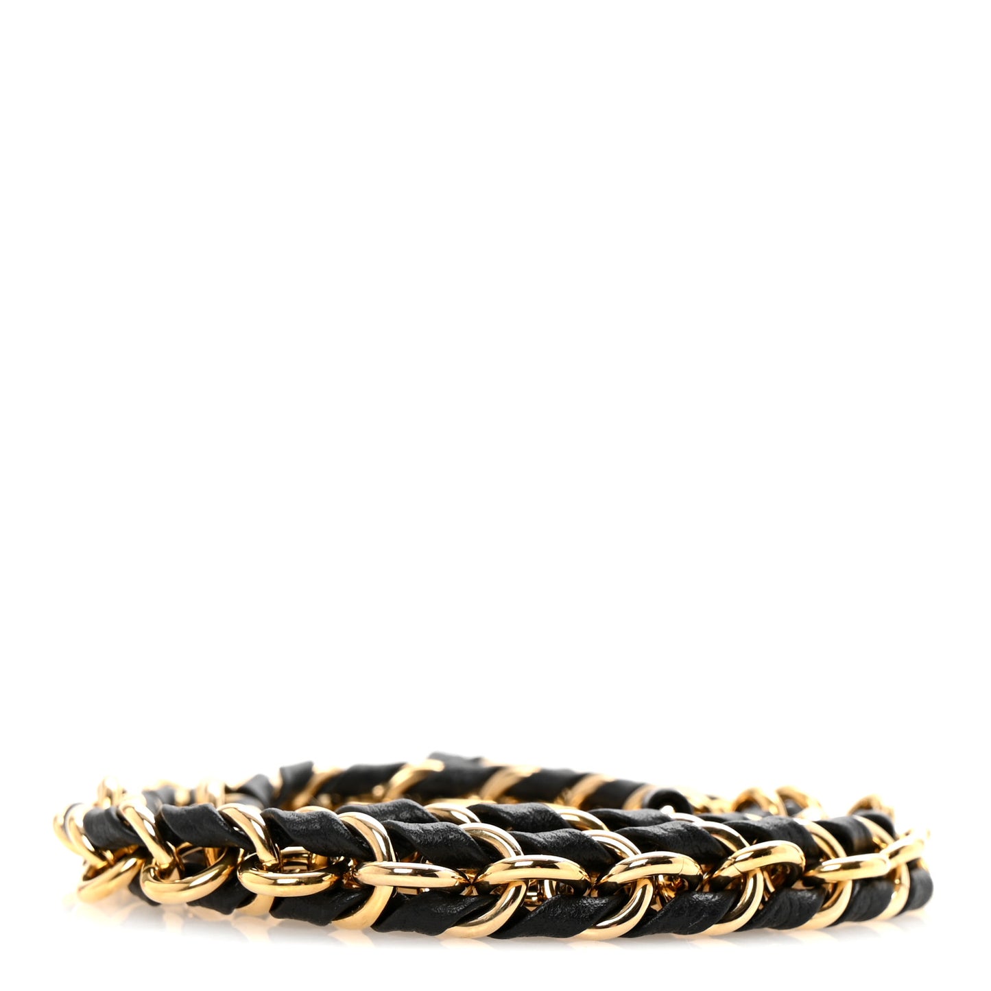 Calfskin Multi Pochette Chain Shoulder Strap Black Gold