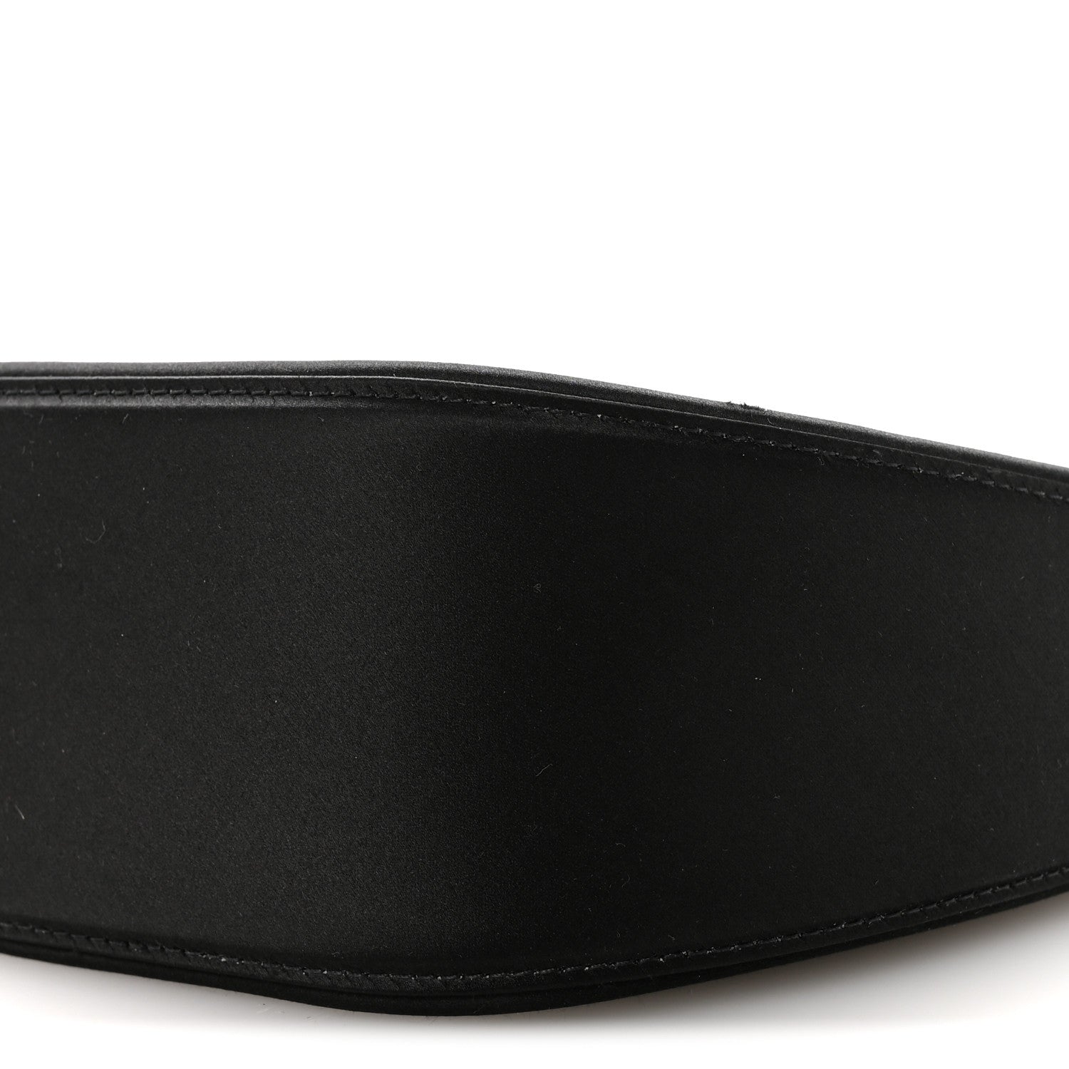 Valentino Garavani Satin Crystal Mini Vlogo Moon Bag Black 9 of 9