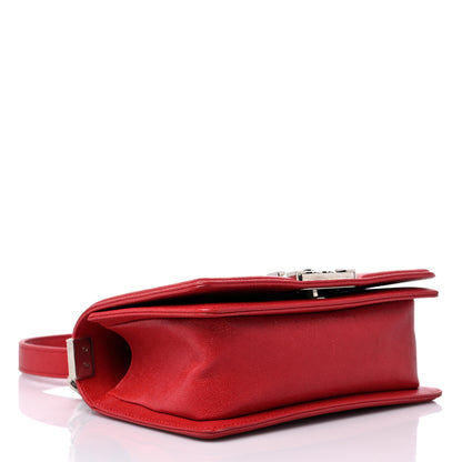 Chanel Caviar Quilted Small Boy Flap Dark Red 4 of 16