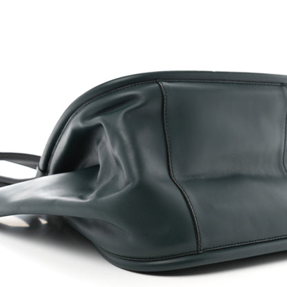 Proenza Schouler Calfskin Large Ruched Tote Petrol Green 10 of 13