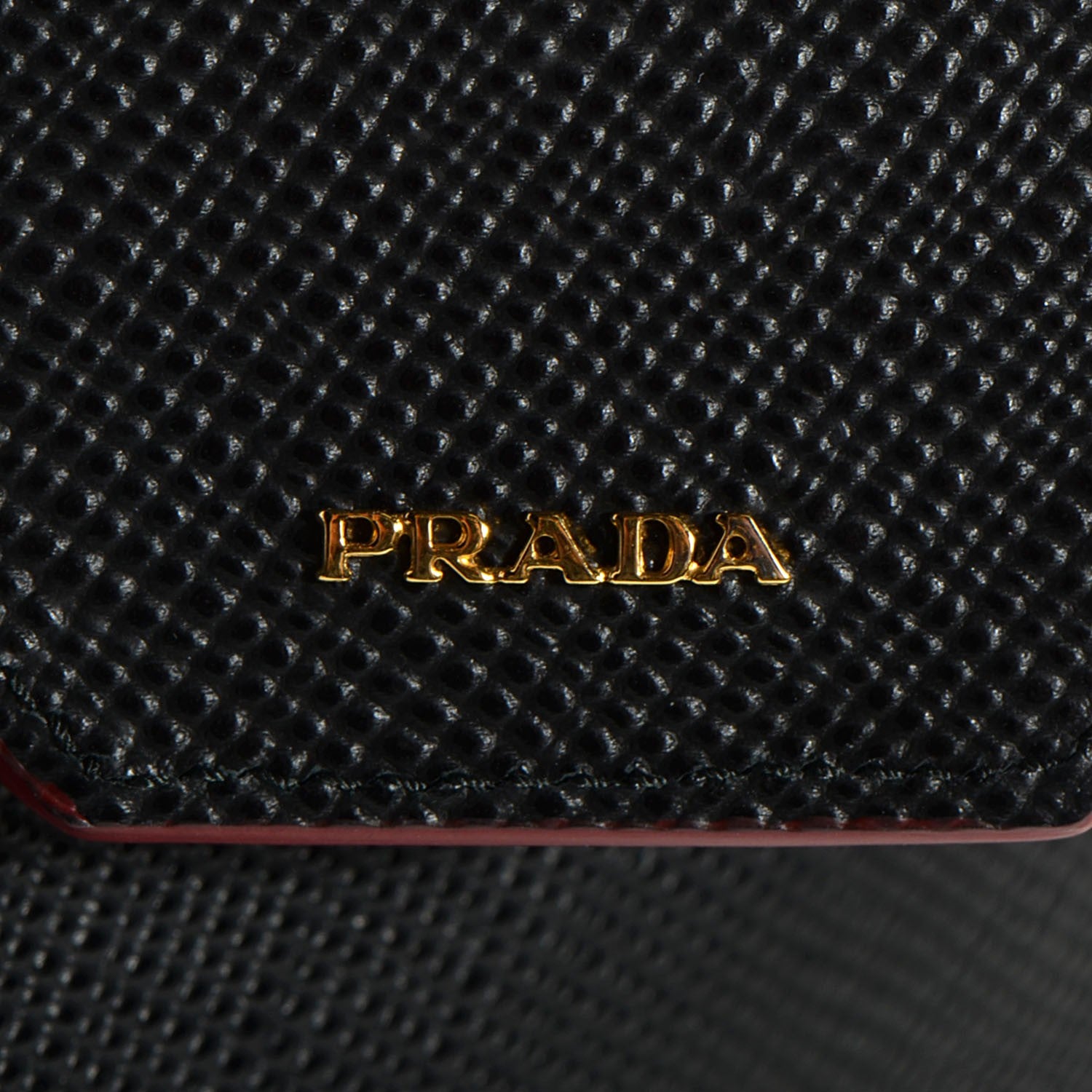 Prada Saffiano Cuir Small Double Bag Nero Black 12 of 17