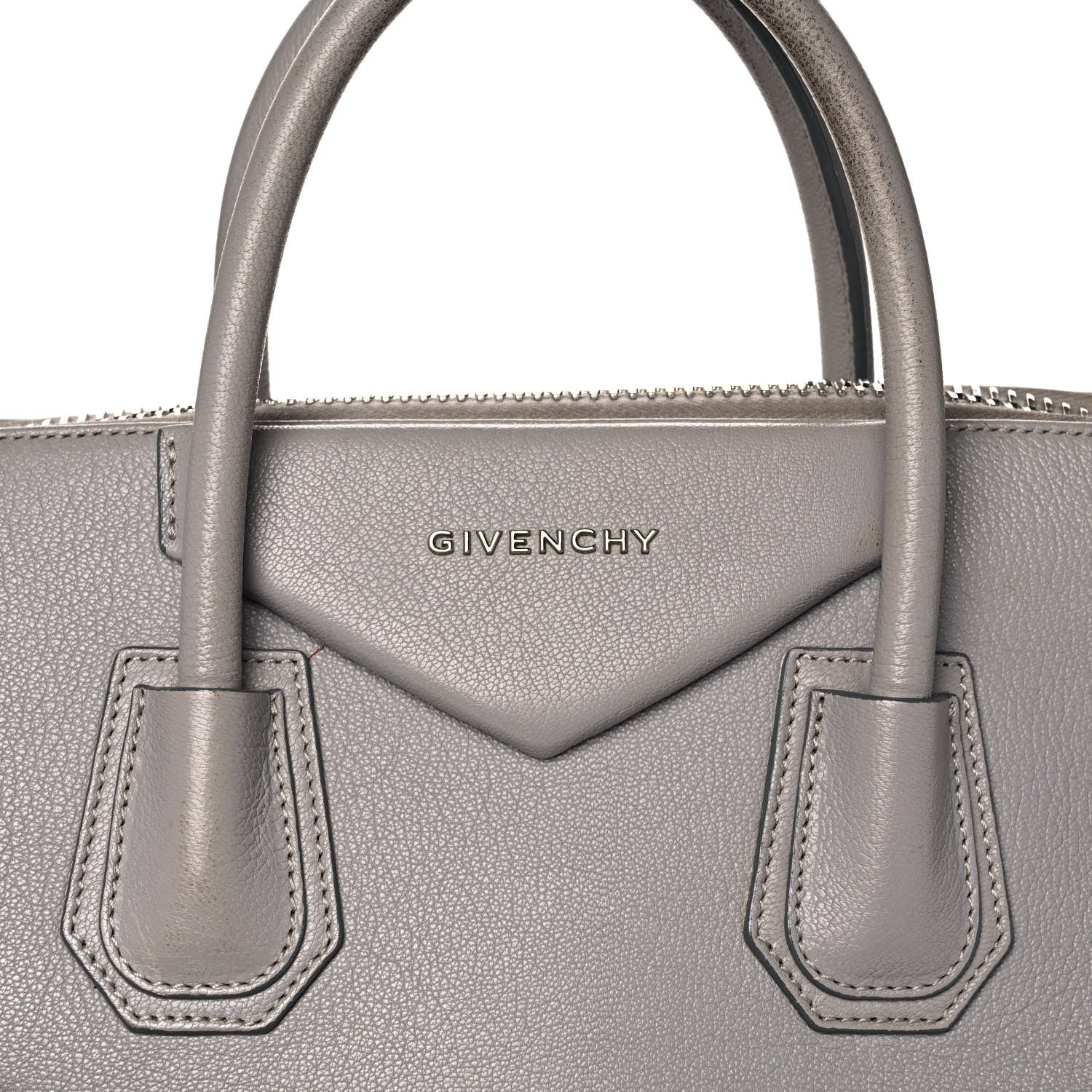 Givenchy Sugar Goatskin Medium Antigona Pearl Grey 8 of 19