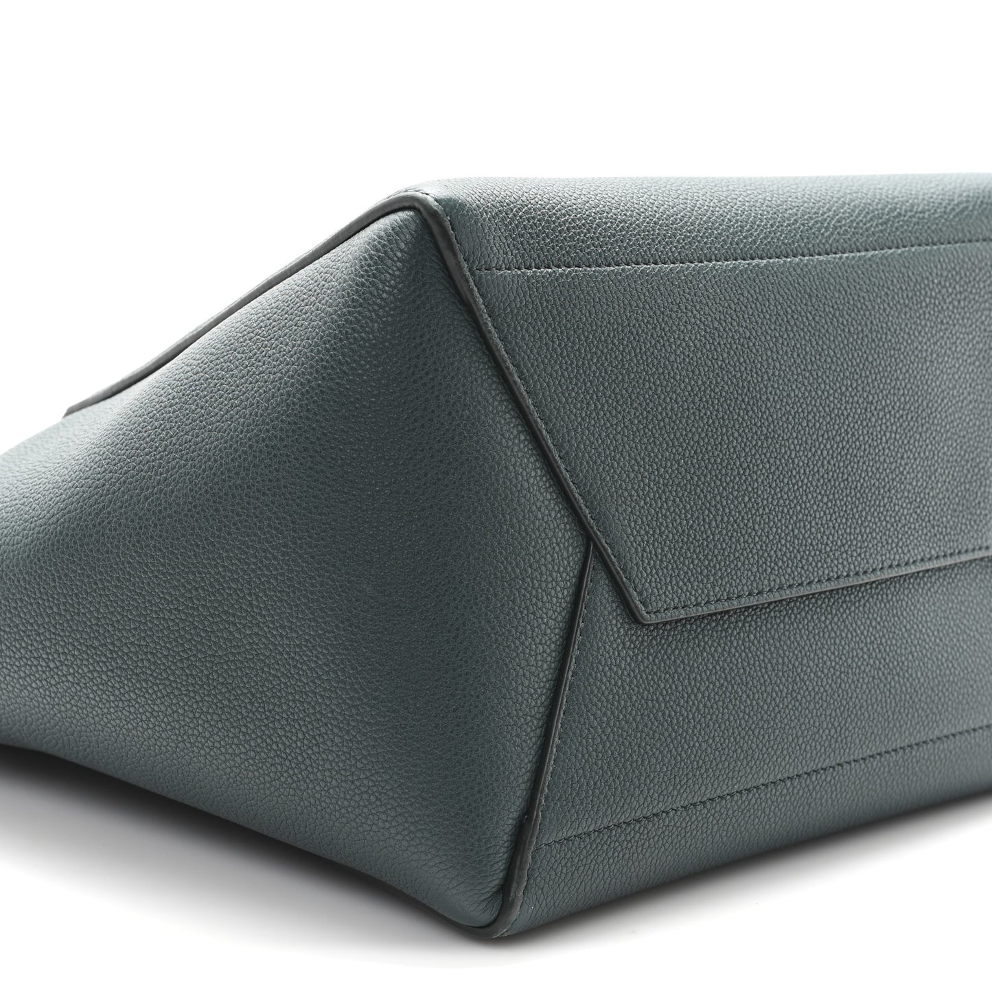 Soft Grained Calfskin Sangle Bucket Bag Amazone