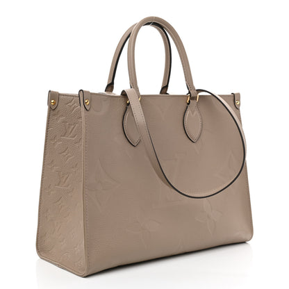 Louis Vuitton Empreinte Monogram Giant Onthego MM Tourterelle 3 of 8