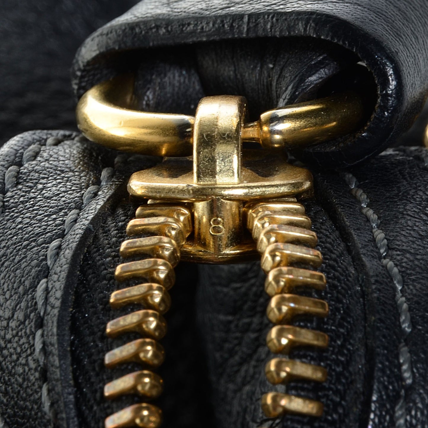 Calfskin Large Marcie Hobo Black