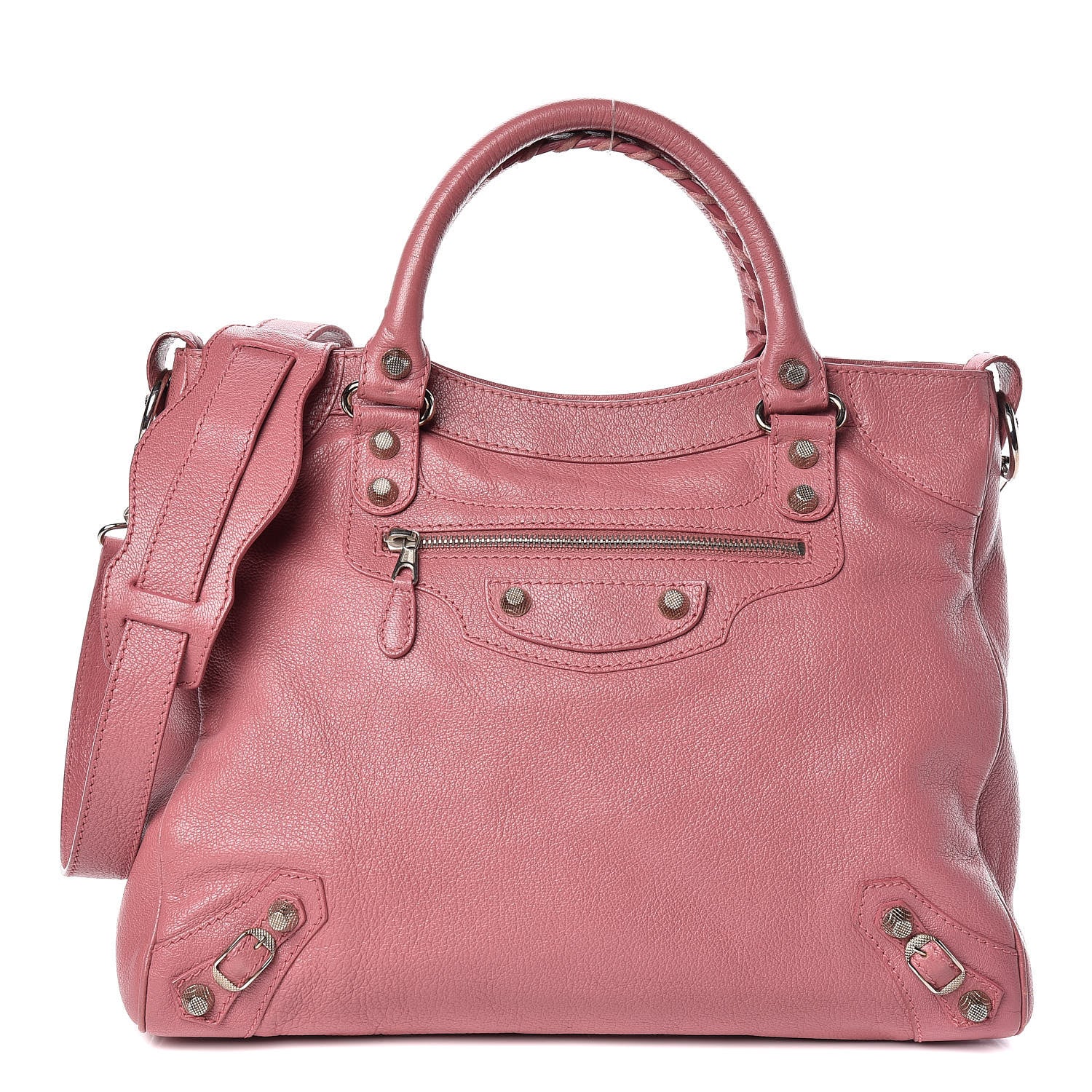 Balenciaga Chevre Giant 12 Silver Hardware Velo Rose Bruyere 1 of 22