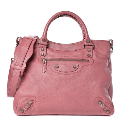 Balenciaga Chevre Giant 12 Silver Hardware Velo Rose Bruyere 1 of 22