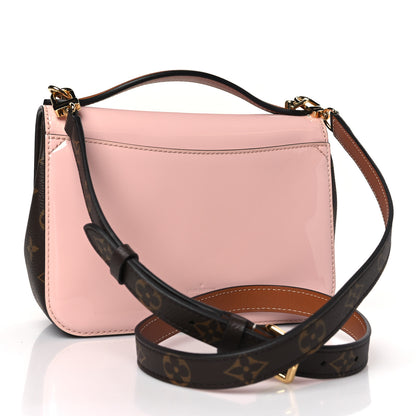 Louis Vuitton Patent Calfskin Monogram Cherrywood BB Rose Ballerine 3 of 8