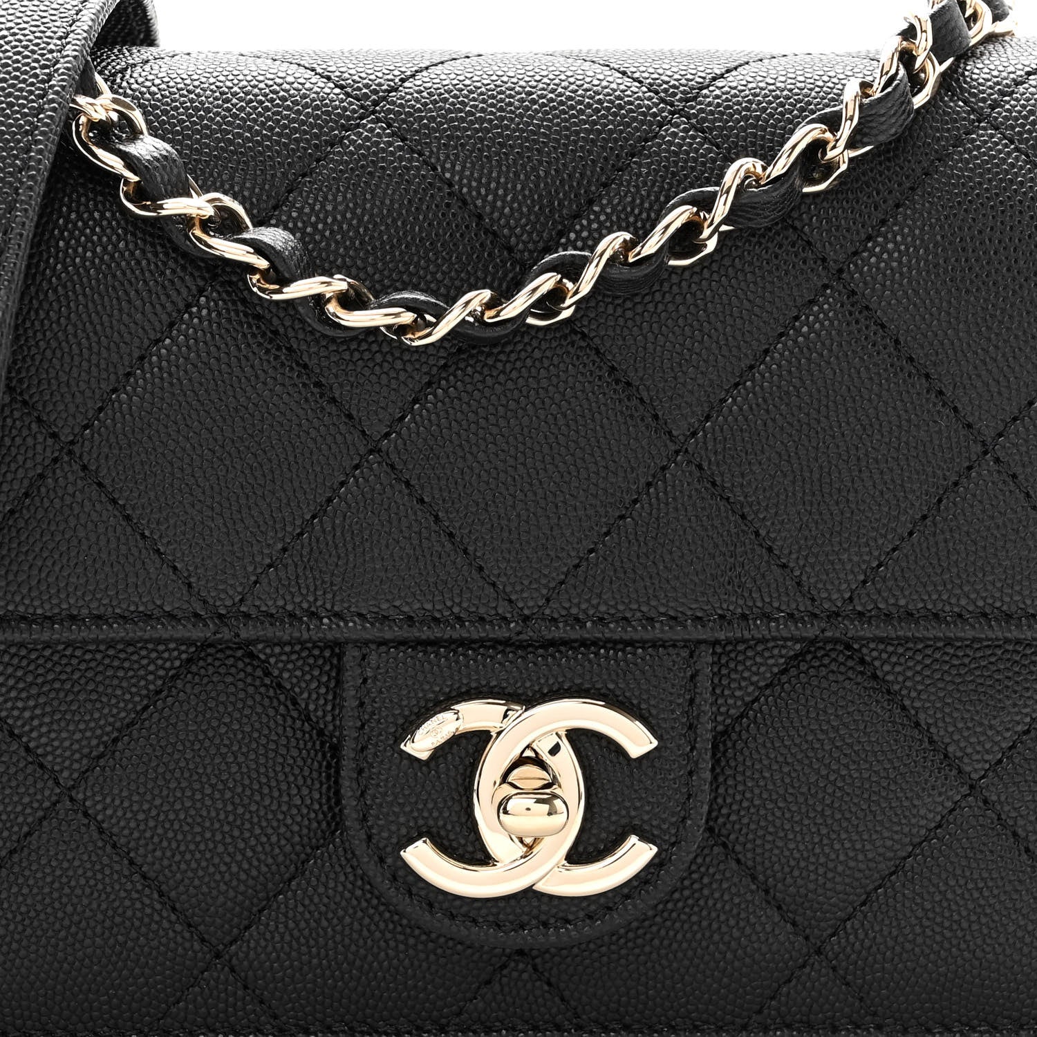 Chanel Caviar Quilted Like A Wallet Flap Black 7 of 10