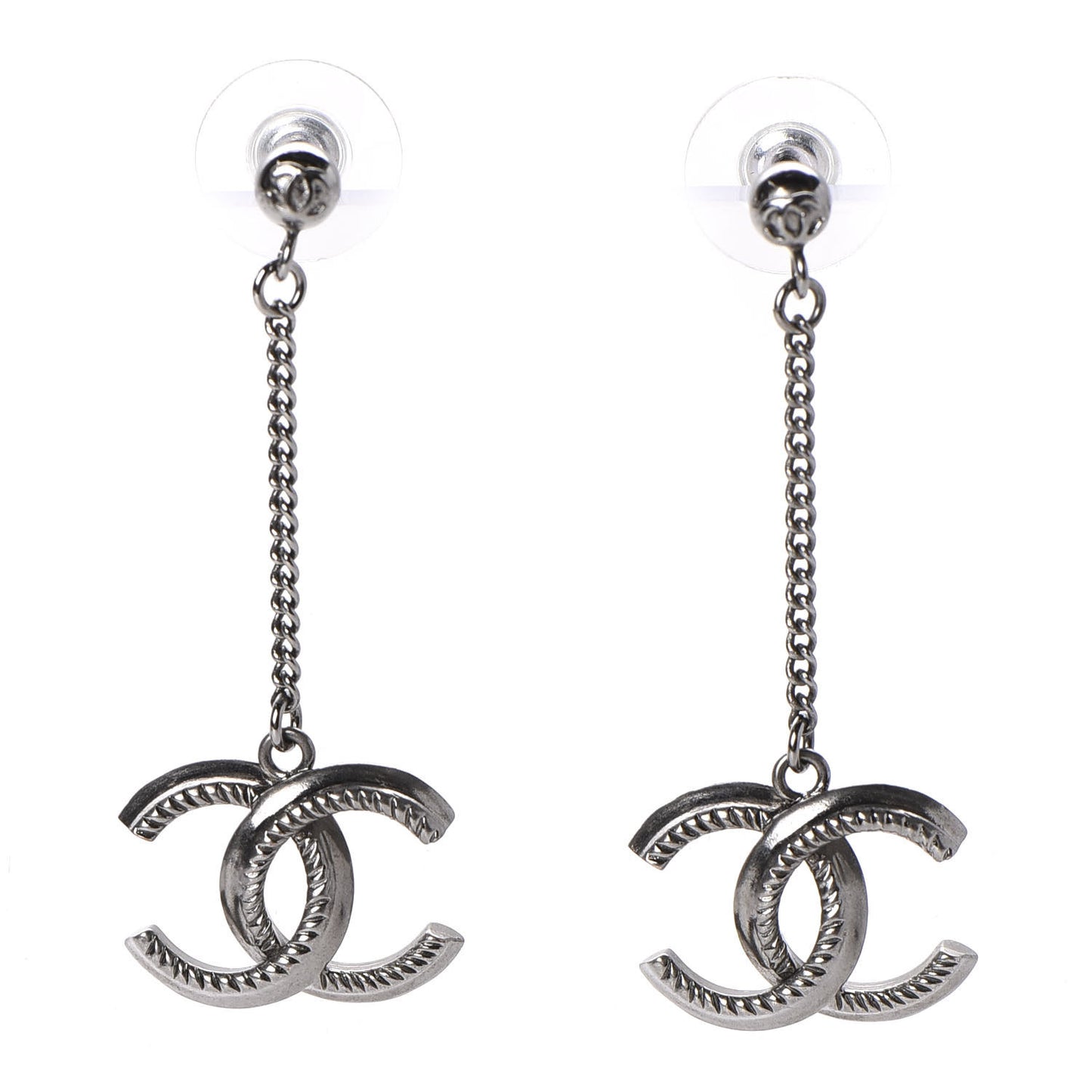 Ruthenium CC Drop Earrings