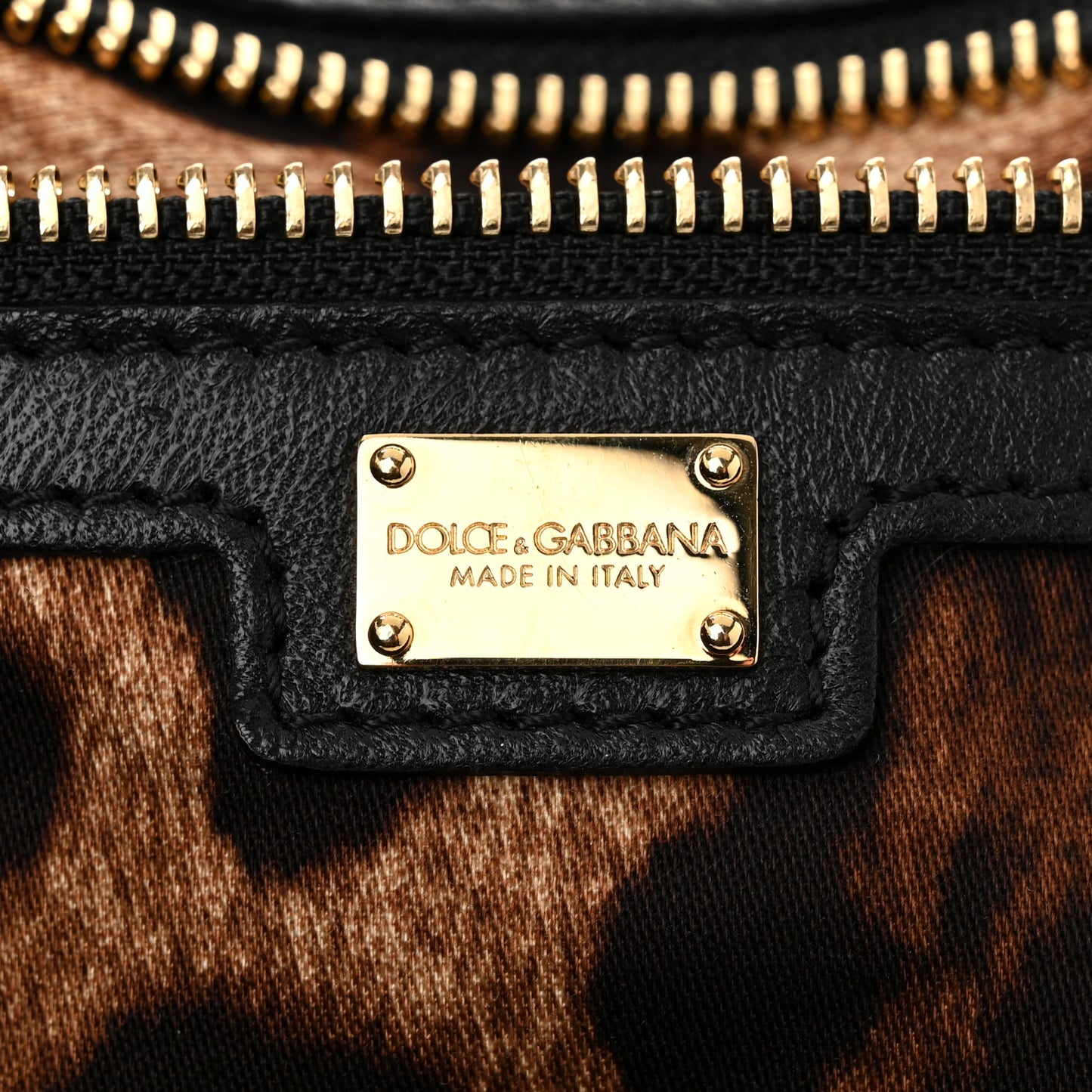 Calfskin Lace Miss Sicily Satchel Black