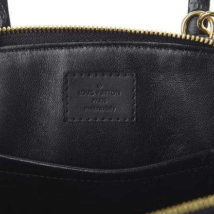 Louis Vuitton Lambskin Malletage Alma BB Black 5 of 8